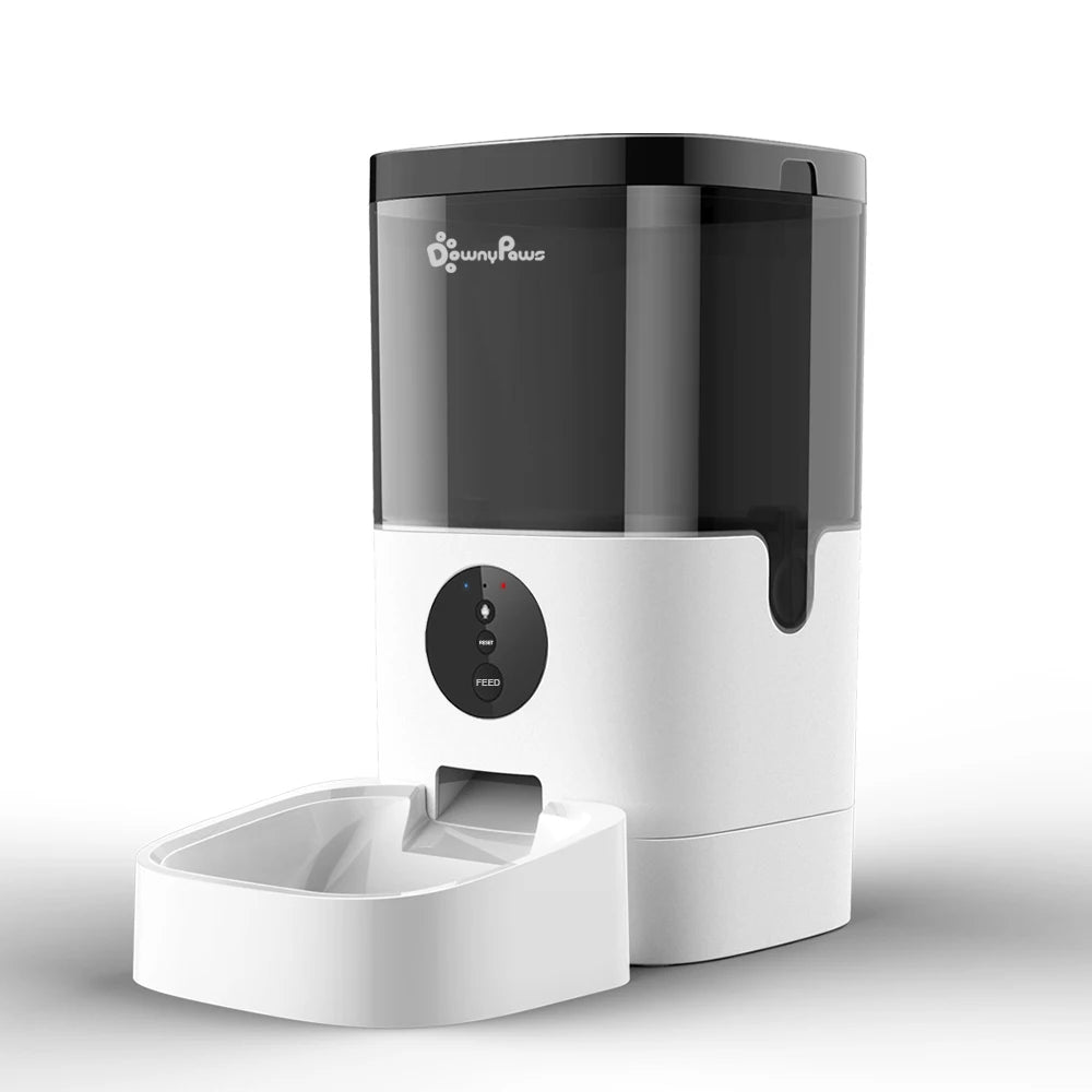 4/6L Automatic Pet Feeder For Cats WiFi Smart Swirl Slow Dog Feeder With Voice Recorder Large Capacity Timing Cat Food Dispenser