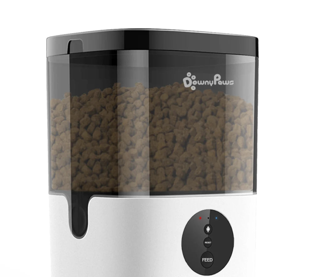 4/6L Automatic Pet Feeder For Cats WiFi Smart Swirl Slow Dog Feeder With Voice Recorder Large Capacity Timing Cat Food Dispenser